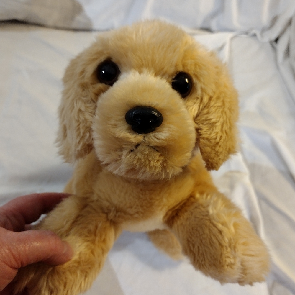 Cuddly Tan Puppy Plush Toy